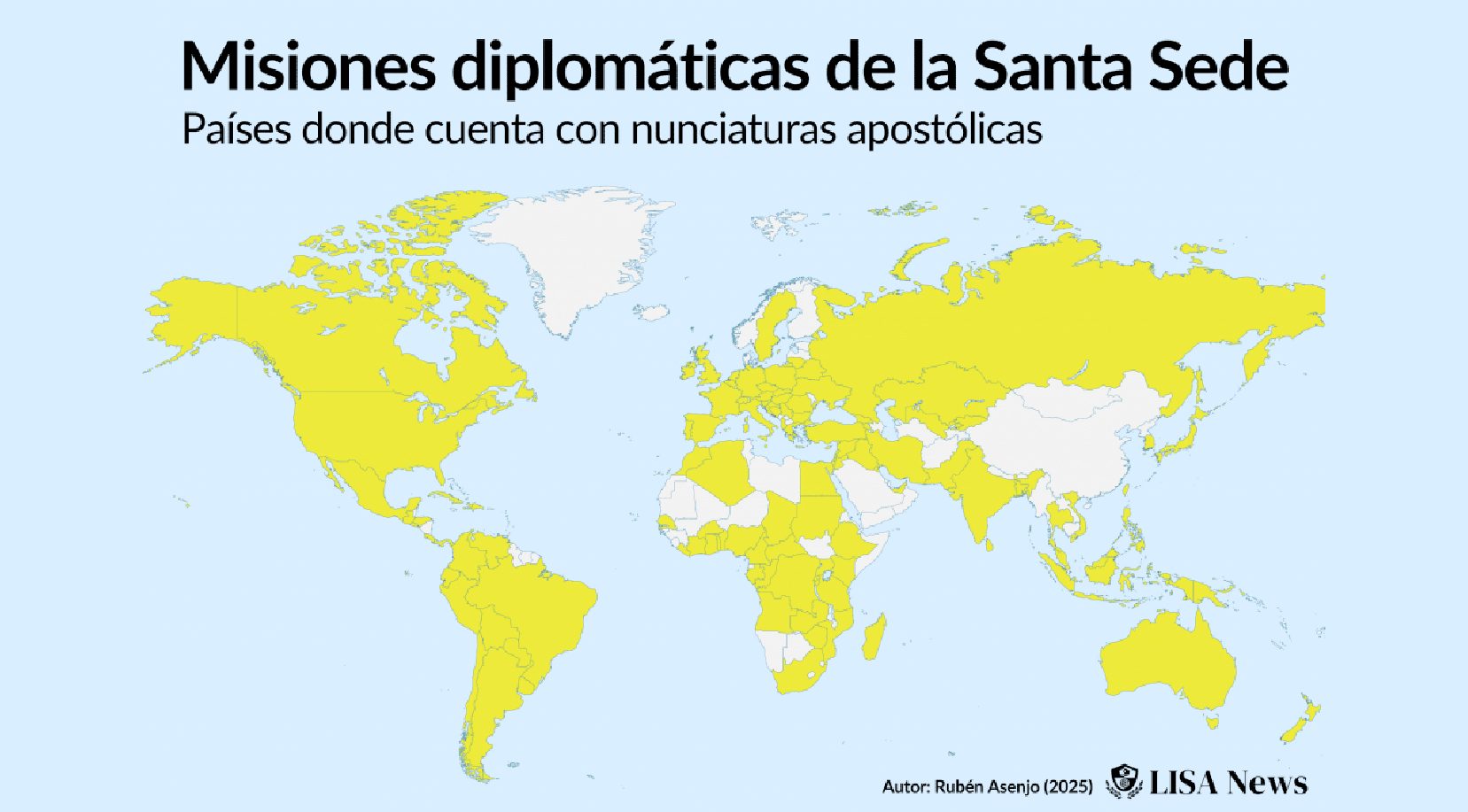 With How Many Countries Does the Vatican Have Diplomatic Relations? These Are the Figures for 2025