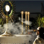 Questions about liturgy: Is the adoration of the Eucharist on Holy Thursday held in a monstrance or in a tabernacle?