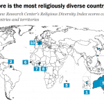 Which countries have the greatest religious diversity? Here is the map published in a major study Which countries have the greatest religious diversity? Here is the map published in a major study