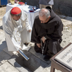 Blessed the first stone of the Polish chapel at the Shepherds’ Field in Holy Land